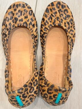 Tieks Leopard Print Ballet Flats Size 8